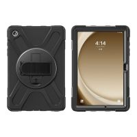 4smarts GRIP - Hintere Abdeckung für Tablet - widerstandsfähig - Polycarbonat, Thermoplastisches Polyurethan (TPU)
