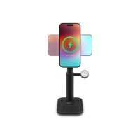 ZAGG mophie 3-in-1 - Kabelloses Ladegerät - erweiterbar, mit MagSafe + AC-Netzteil