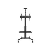 Vision X-Series VFM-F22 - Wagen - Höhe einstellbar - für LCD-Display - Stahl, Aluminium - mattschwarz - Bildschirmgröße: 78.7-203cm (31"-80")