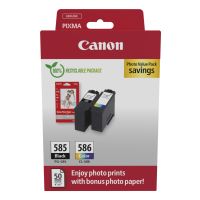 Canon PG-585/CL-586 Photo Value Pack - 2er-Pack - Schwarz, Farbe (Cyan, Magenta, Gelb)
