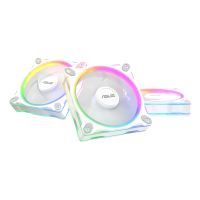 ASUS Prime MR120 Fan ARGB Reverse White 3in1, Ventilator, 12 cm, 1600 RPM, Weiß