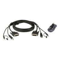 ATEN 2L-7D02UDX2 - Tastatur- / Video- / Maus- (KVM-)