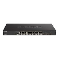 D-Link DXS 1210-28T - Switch - Smart - 24 x 10GBase-T + 4 x 25 Gigabit SFP28