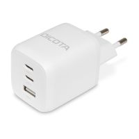 Dicota Netzteil - kompakt, GaN - 65 Watt - 5 A - PD 3.0 - 3 Ausgabeanschlussstellen (2 x USB-C, USB)