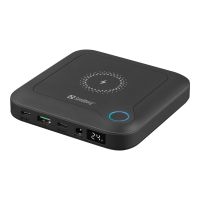 SANDBERG Powerbank - Alles in einem - 25000 mAh - 91.2 Wh - 91 Watt - 6.7 A - PD - 4 Ausgabeanschlussstellen (power DC jack, 2 x USB-C, USB)