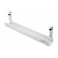 StarTech.com Under Desk Cable Management Tray, Clamp-on Installation