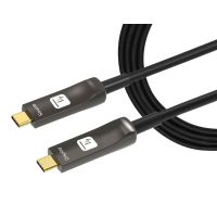 Techly ICOC-U3C-HY-010, 10 m, USB C, USB C, 21,6 Gbit/s, Schwarz