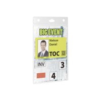 Durable Namensschildhalterung - für A6 - durchsichtig (Packung mit 20)