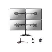 Neomounts NM-D335D4 - Aufstellung - Voll beweglich - für 4 LCD-Anzeigen - Schwarz - Bildschirmgröße: 25.4-68.6 cm (10"-27")
