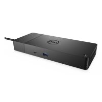Dell Dockingstation – WD19S 130 W, Kabelgebunden, USB 3.2 Gen 2 (3.1 Gen 2) Type-C, 10,100,1000 Mbit/s, Schwarz, 5120 x 2880 Pixel, Gleichstrom