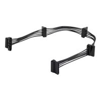 StarTech.com 4x SATA-Splitter Adapterkabel - 4-fach Serial-ATA Kabel - Netz-Splitter - SATA-Stromstecker (M)