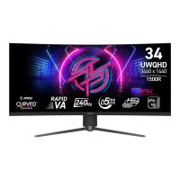 MSI MPG 346CQRFDE X24 - LED-Monitor - Gaming - gebogen - 86.4 cm (34")