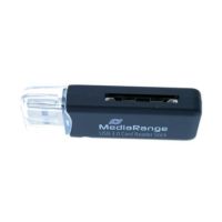 MEDIARANGE MRCS507, MMC, SD, SDHC, SDXC, Schwarz, 5000 Mbit/s, Kunststoff, USB 3.2 Gen 1 (3.1 Gen 1), USB