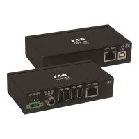 Eaton Tripp Lite Series USB over Cat6 Extender 4-Port Industrial, ESD Protection, PoC