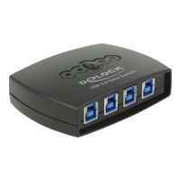 Delock USB 3.0 Sharing Switch 4 - 1 - USB-Umschalter für die gemeinsame Nutzung von Peripheriegeräten