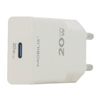 Mobilis Netzteil - ultra-kompakt - 20 Watt - PD/PPS, Fast Charge (USB-C)
