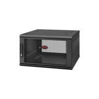 APC NetShelter WX AR106SH6 - Gehäuse - geeignet für Wandmontage - Schwarz - 6U - 48.3 cm (19")