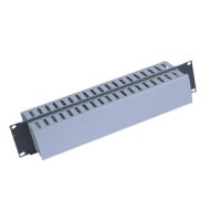 TRITON 19" panel 2U with 2x cable trunking