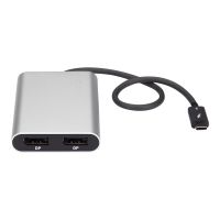 StarTech.com Thunderbolt 3 zu Dual DisplayPort Adapter - 4K 60Hz - Mac und Windows kompatibel - Thunderbolt 3 Adapter - USB C Adapter - USB/DisplayPort-Adapter - USB-C (M)