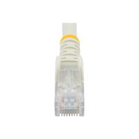 StarTech.com 50cm CAT6 Ethernet Cable, 10 Gigabit Snagless RJ45 650MHz 100W PoE Patch Cord, CAT 6 10GbE UTP Network Cable w/Strain Relief, White, Wiring is UL Certified/TIA - Category 6 - 24AWG (N6PATC50CMWH)