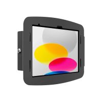 Compulocks iPad 10th-11th (A16) Gen Space Enclosure Wall Mount Black - Gehäuse - für Tablett - verriegelbar - hochwertiges Aluminium - Schwarz - Bildschirmgröße: 27.7 cm (10.9")