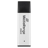 MEDIARANGE MR1904, 512 GB, USB Typ-A, 3.2 Gen 1 (3.1 Gen 1), 250 MB/s, Kappe, Schwarz, Silber