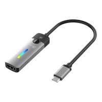 j5create JCA157 - Videoadapter - 24 pin USB-C männlich zu HDMI weiblich - 10 cm - abgeschirmt - Weltraum grau/schwarz - unterstützt 8K 60 Hz (7680 x 4320)