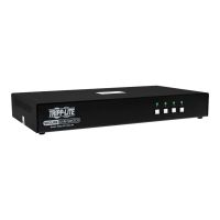 Eaton Tripp Lite Secure KVM Switch, 4-Port, Single Head, DisplayPort to DisplayPort, 4K, NIAP PP4.0, Audio, CAC, TAA