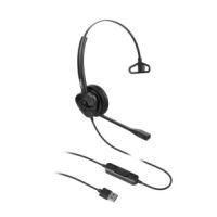 Fanvil HT301-U, Kabelgebunden, Büro/Callcenter, 20 - 20000 Hz, 73 g, Kopfhörer, Schwarz