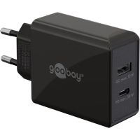 Goobay 61673, Drinnen, AC, 3 A, Schwarz