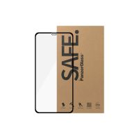 PanzerGlass SAFE. by PanzerGlass - Bildschirmschutz für Handy - ultrabreite Passform - Glas - 6.1" - Rahmenfarbe schwarz (Packung mit 50)