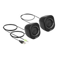 Delock Mini - Lautsprecher - für PC - 2 Watt (Gesamt)