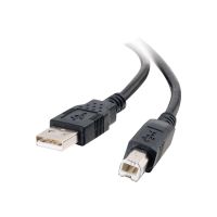 C2G 6.6ft USB A to USB B Cable - USB A to B Cable - USB 2.0 - Black - M/M - USB-Kabel - USB (M)