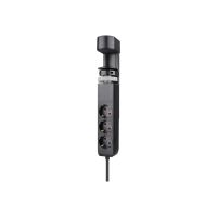 Neomounts Steckdosenleiste - USB-C + USB-A - Wechselstrom 230 V - 3680 Watt - Eingabe, Eingang Typ F - Ausgangsanschlüsse: 3 (2 x 24-poliger USB-C (PD)
