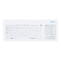 GETT CleanKeys CK5 - Tastatur - waschbar - USB - Deutsch