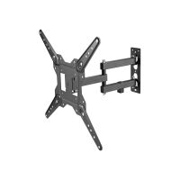 Vision VFM-WA4X4/3 - Befestigungskit (Wandarm) - Doppelgelenk - für LCD-Display - kaltgewalzter Stahl - Schwarz - Bildschirmgröße: 94-152.4 cm (37"-60")