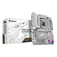 Gigabyte X870 AORUS ELITE WIFI7 ICE Mainboard - Unterstützt AMD Ryzen 9000 CPUs, 16+2+2 Phasen Digitales VRM, bis zu 8200MHz DDR5 (OC), 3xPCIe 5.0 + 1xPCIe 4.0, Wi-Fi 7, 2.5GbE LAN, USB 4, AMD, Sockel AM5, AMD Ryzen 7000 Series, AMD Ryzen 8000 Series, AMD