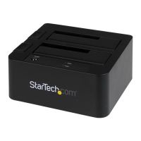 StarTech.com Dual-Bay USB 3.0 eSATA to SATA Hard Drive Docking Station, USB Hard Drive Dock, External 2.53.5 SATA IIIIII, SSDHDD Docking Station, Hot-Swap Hard Drive Bays - Top-Loading - Speicher-Controller - 2.5", 3.5" (6.4 cm, 8.9 cm)