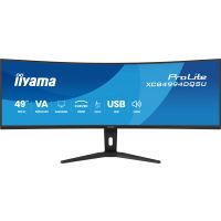 Iiyama ProLite XCB4994DQSU-B1, 124,5 cm (49"), 5120 x 1440 Pixel, Dual QHD, LCD, 2 ms, Schwarz