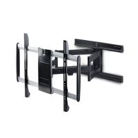 StarTech.com 65SAP2-TV-WALL-MOUNT, 200 x 100 mm, 600 x 400 mm, -12 - 2°, -60 - 60°, Aluminium, Stahl, Schwarz, Silber