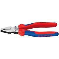 KNIPEX 02 02 180, Prüfzange, Stahl, Kunststoff, Blau, Rot, 180 mm, 240 g