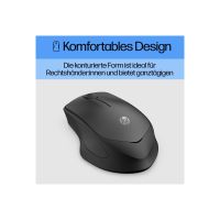 HP Silent 280M - Maus - kabellos - kabelloser Empfänger (USB)