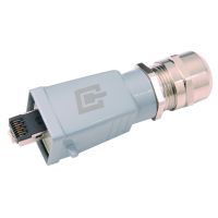 Telegärtner Karl Gärtner Telegärtner 100007468, RJ45, Grau, Aluminium, Cat6, 22/26, IP67