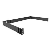 Delock Schrank - geeignet für Wandmontage - Schwarz - 1U - 48.3 cm (19")