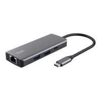 Trust Dalyx - Dockingstation - für Laptop - USB-C