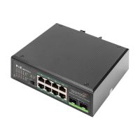 DIGITUS DN-651110 - Switch - unmanaged - 8 x 10/100/1000 (PoE+)