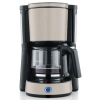 SEVERIN KA 9575, Filterkaffeemaschine, Gemahlener Kaffee, 1000 W, Schwarz, Silber