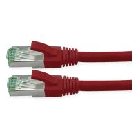 ROLINE Recycled Material 21.45.3218, 15 m, Cat6a, S/FTP (S-STP), RJ-45, RJ-45, Rot