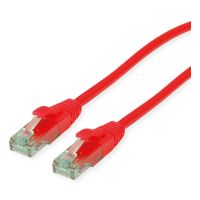 ROLINE Recycled Material 21.45.3112, 2 m, Cat6a, U/UTP (UTP), RJ-45, RJ-45, Rot