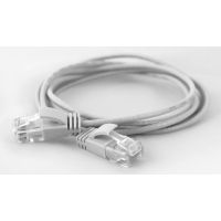 WANTEC Extra dünnes CAT6A UTP Patchkabel, 20 m, Cat6a, U/UTP (UTP), RJ-45, RJ-45, Weiß